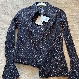 Brand new Michael kors collection flare sleeve button down